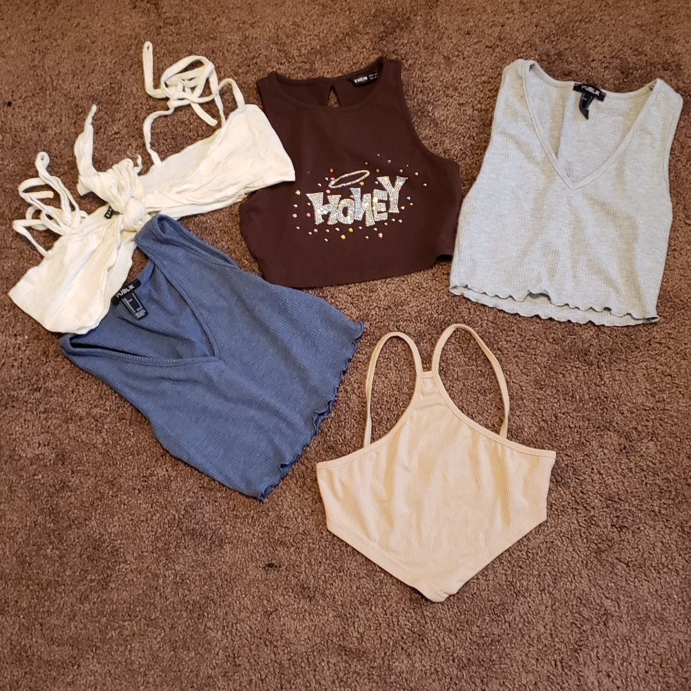 Womens crop tops 5 for 1 deal